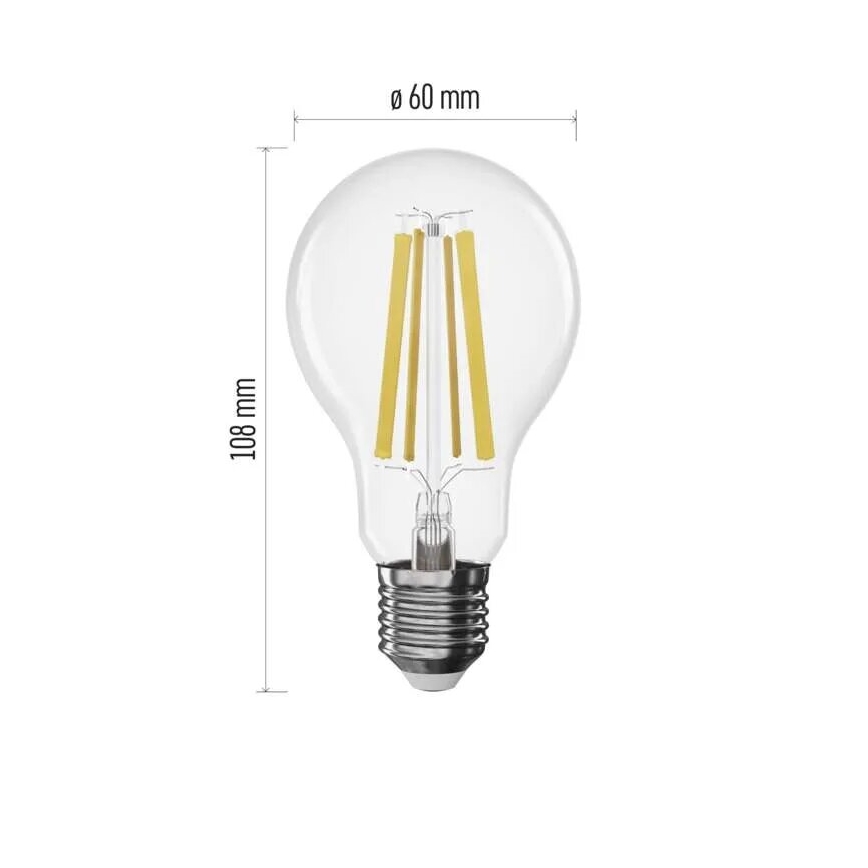 Ampoule à intensité variable LED FILAMENT A60 E27/11W/230V 4000K