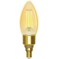 Ampoule à intensité variable LED FILAMENT C35 E14/4,5W/230V 2700-6500K Wi-Fi - Aigostar