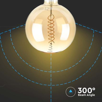 Ampoule à intensité variable LED FILAMENT G200 E27/8W/230V 1800K