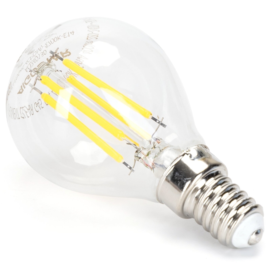 Ampoule à intensité variable LED FILAMENT G45 E14/4W/230V 6500K - Aigostar