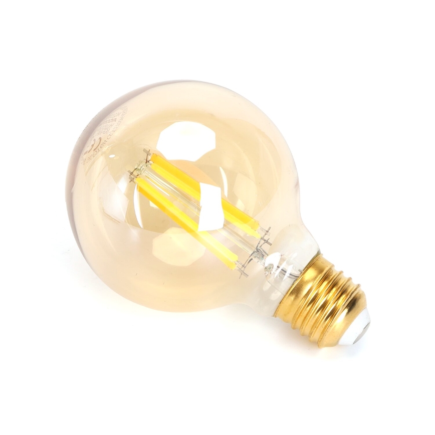 Ampoule à intensité variable LED FILAMENT G80 E27/6W/230V 2700-6500K Wi-Fi - Aigostar