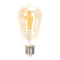 Ampoule à intensité variable LED FILAMENT ST64 E27/6W/230V 2200K - Aigostar