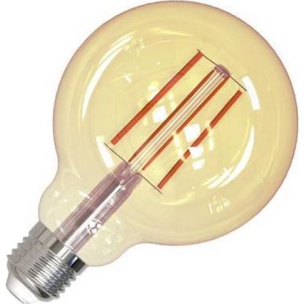 Ampoule à intensité variable LED FILAMENT VINTAGE G95 E27/12W/230V 2000K
