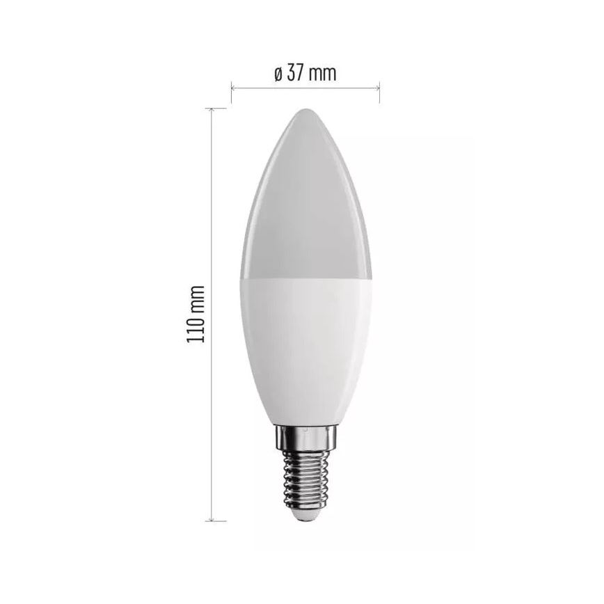 Ampoule à intensité variable LED RGB GoSmart E14/4,8W/230V 2700-6500K Wi-Fi Tuya