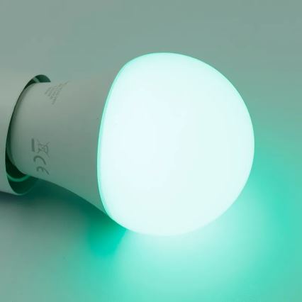 Ampoule à intensité variable LED RGBW A60 E27/9W/230V 2700-6500K Wi-Fi Tuya