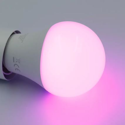 Ampoule à intensité variable LED RGBW A60 E27/9W/230V 2700-6500K Wi-Fi Tuya