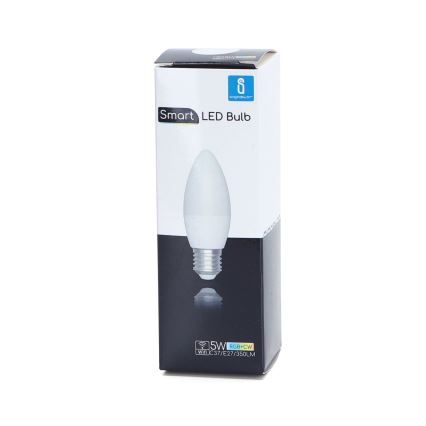 Ampoule à intensité variable LED RGBW C37 E27/5W/230V 3000-6500K Wi-Fi - Aigostar