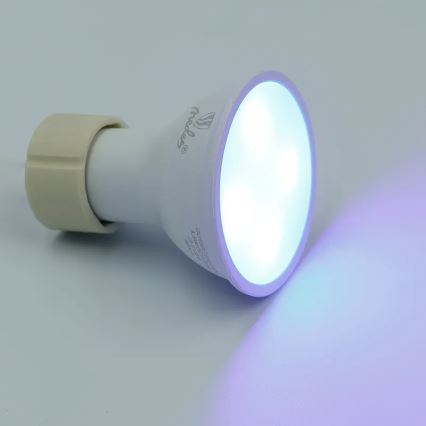 Ampoule à intensité variable LED RGBW GU10/4,5W/230V 2700-6500K Wi-Fi Tuya