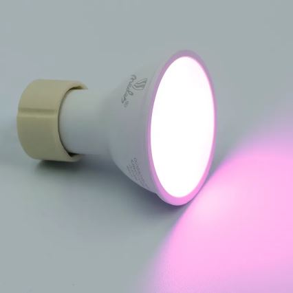 Ampoule à intensité variable LED RGBW GU10/4,5W/230V 2700-6500K Wi-Fi Tuya