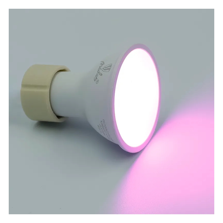 Ampoule à intensité variable LED RGBW GU10/4,5W/230V 2700-6500K Wi-Fi Tuya