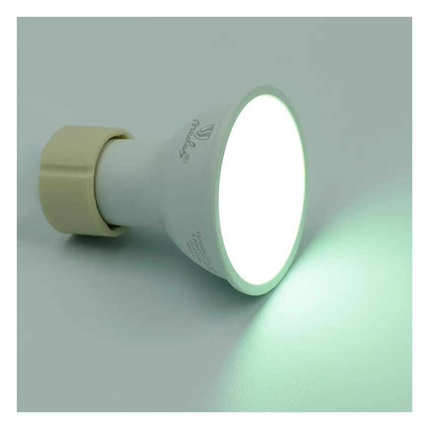Ampoule à intensité variable LED RGBW GU10/4,5W/230V 2700-6500K Wi-Fi Tuya