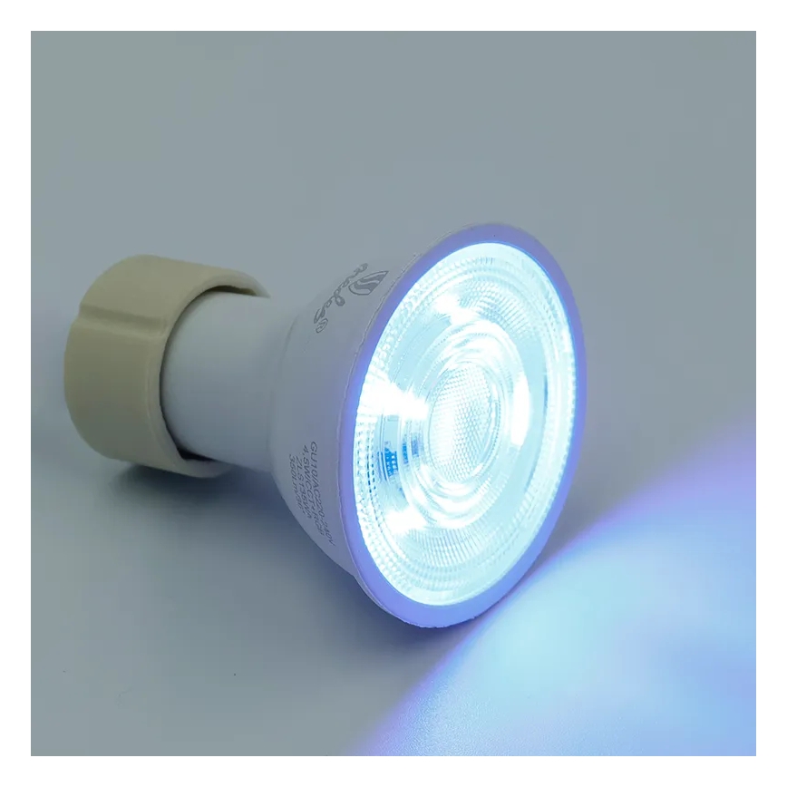 Ampoule à intensité variable LED RGBW GU10/4,5W/230V 2700-6500K Wi-Fi Tuya