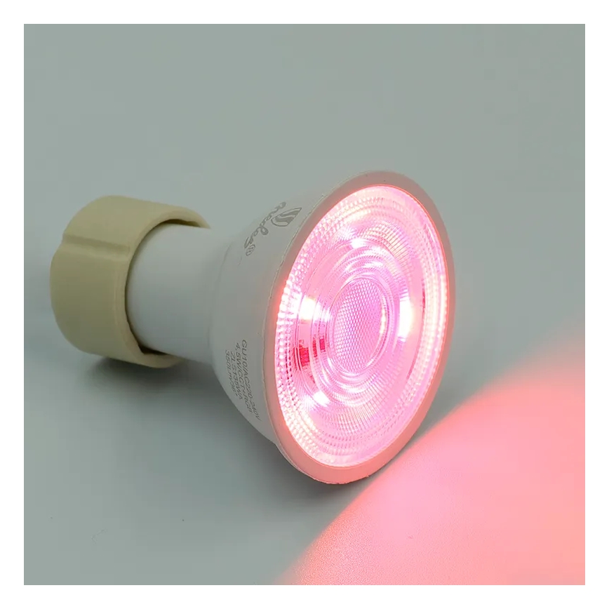 Ampoule à intensité variable LED RGBW GU10/4,5W/230V 2700-6500K Wi-Fi Tuya