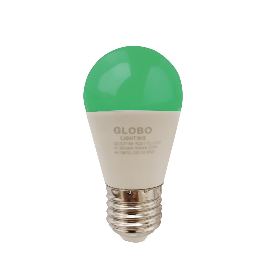 Ampoule à intensité variable LED RGBW E27/6W/230V 3000K + télécommande - Globo