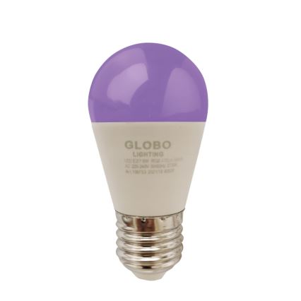 Ampoule à intensité variable LED RGBW E27/6W/230V 3000K + télécommande - Globo