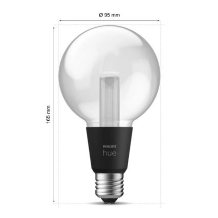 Ampoule à intensité variable LED RGBW Philips Hue White And Color Ambiance E27/6,8W/230V 2000-6500K