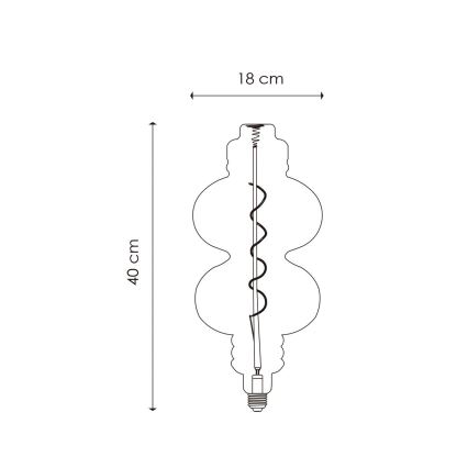 Ampoule à intensité variable LED VINTAGE EDISON E27/4W/230V 2200K CRI 90