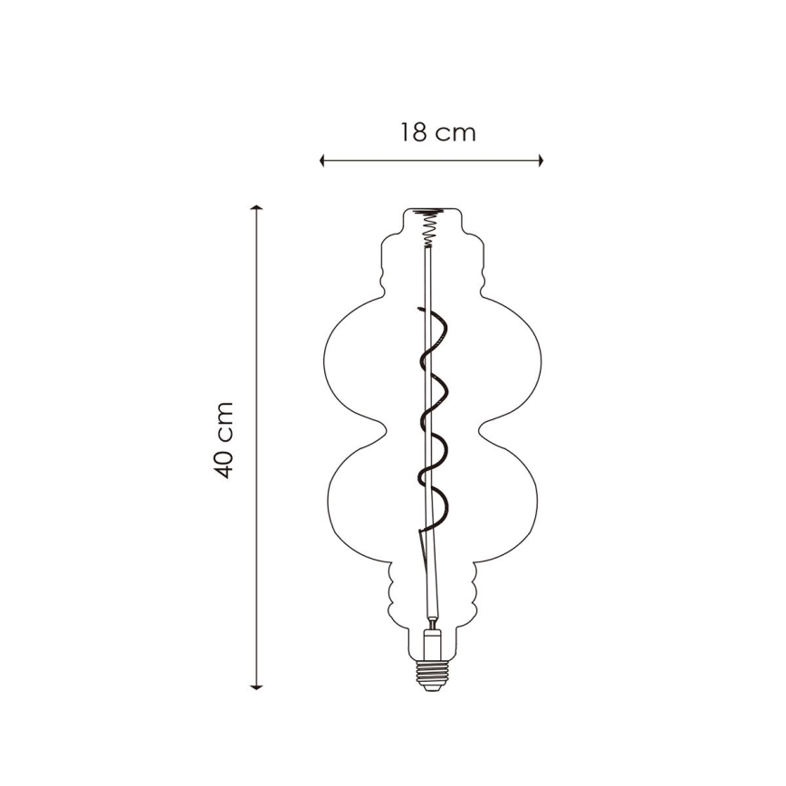 Ampoule à intensité variable LED VINTAGE EDISON E27/4W/230V 2200K CRI 90