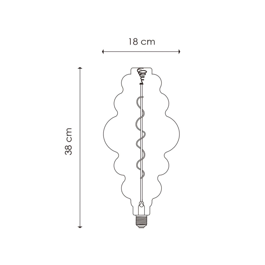 Ampoule à intensité variable LED VINTAGE EDISON E27/4W/230V 3000K CRI 90