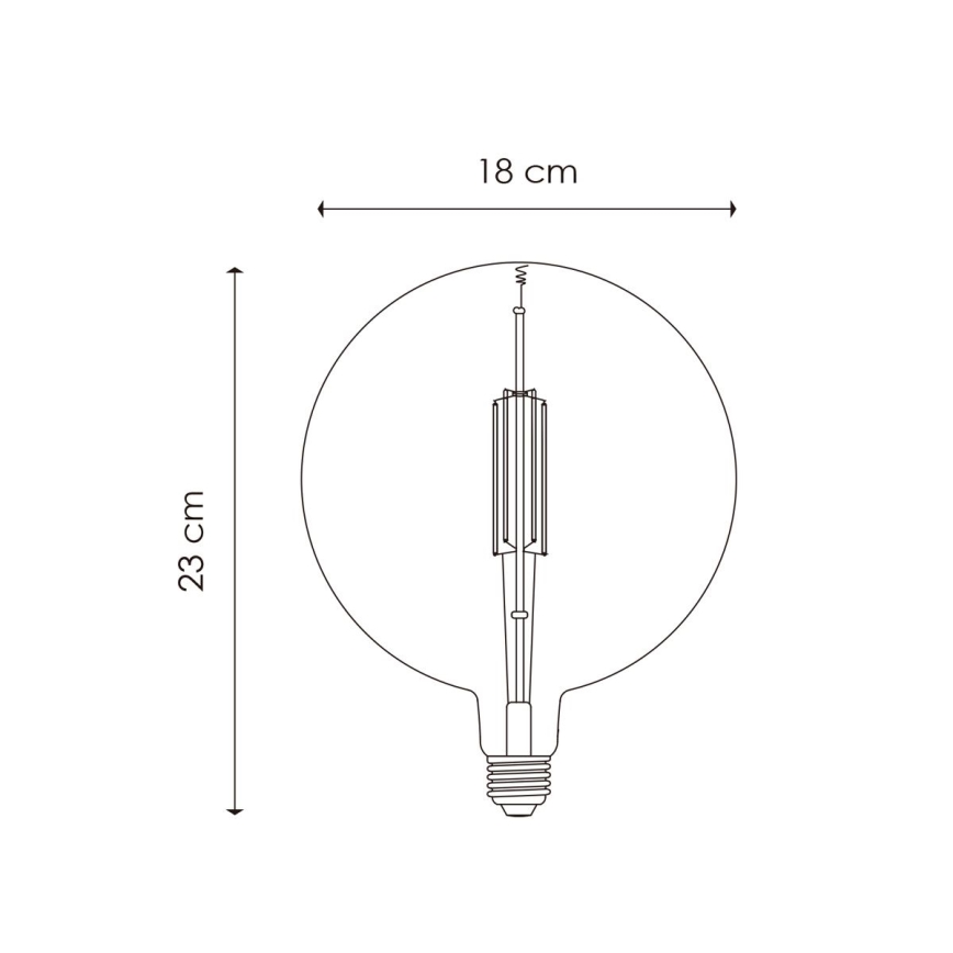Ampoule à intensité variable LED VINTAGE EDISON G180 E27/4W/230V 2700K