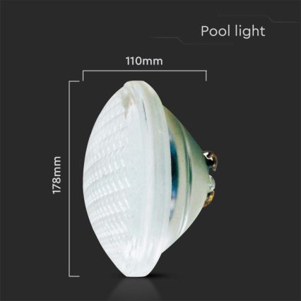 Ampoule de piscine LED/25W/12V IP68 6500K
