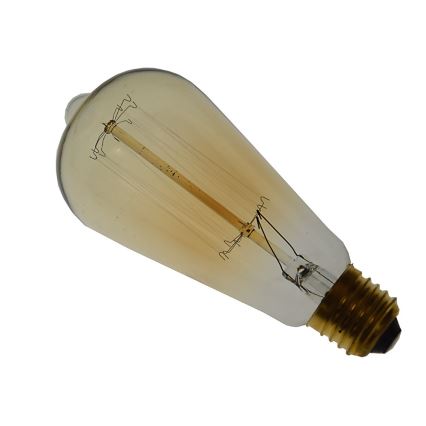 Ampoule décorative industrielle à intensité variable SELEBY ST64 E27/40W/230V 2200K