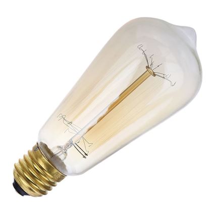 Ampoule décorative industrielle à intensité variable SELEBY ST64 E27/40W/230V 2200K