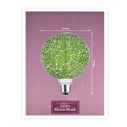 Ampoule LED à intensité variable MOSAIC G125 E27 / 5W / 230V 2700K - Paulmann 28747