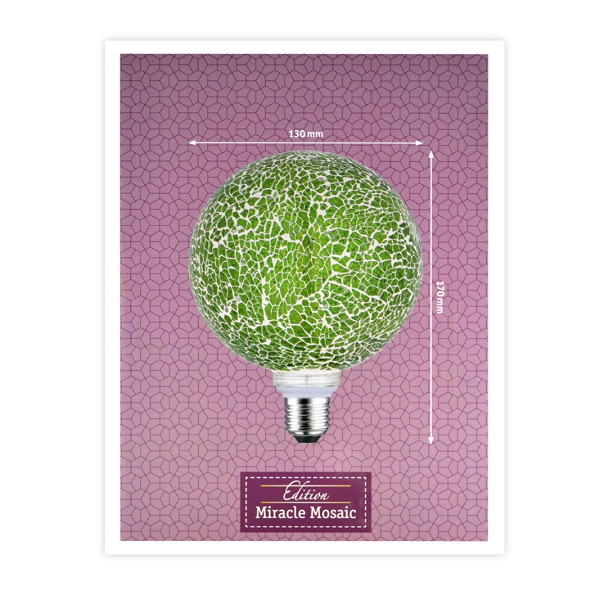 Ampoule LED à intensité variable MOSAIC G125 E27 / 5W / 230V 2700K - Paulmann 28747