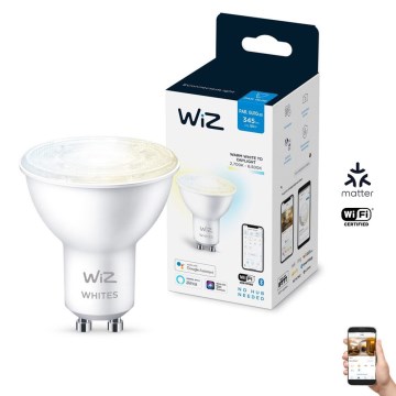 Ampoule LED à intensité variable PAR16 GU10/4,7W/230V 2700-6500K CRI 90 Wi-Fi - WiZ