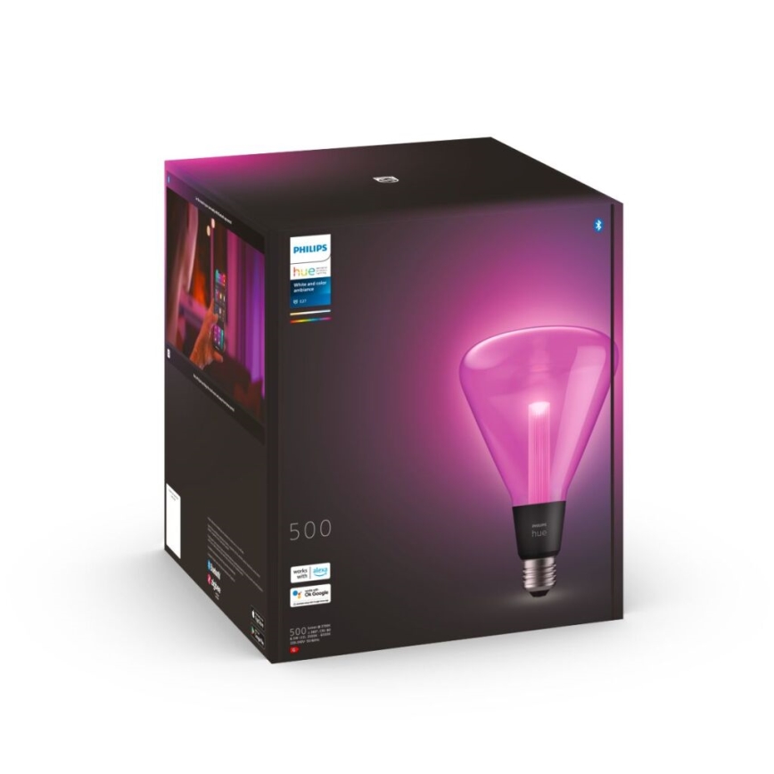 Ampoule LED à intensité variable Philips Hue White And Color Ambiance E27/6,5W/230V 2000-6500K