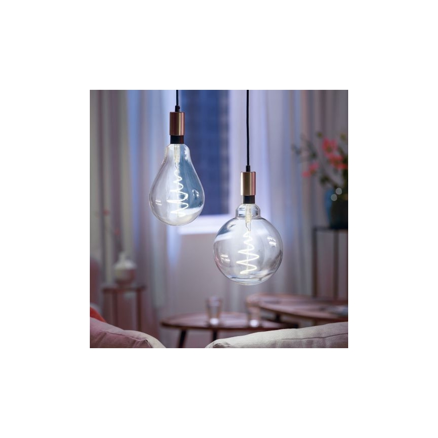 Ampoule LED à intensité variable VINTAGE FILAMENT PS160 E27/6,5W/230V 2000-5000K CRI 90 Wi-Fi -WiZ