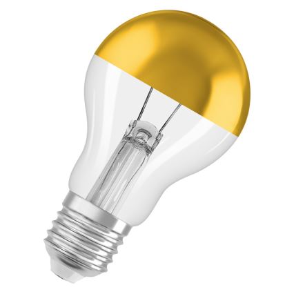 Ampoule LED à tête miroir SUPERSTAR E27/7W/230V 2700K dorée - Osram