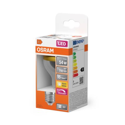 Ampoule LED à tête miroir SUPERSTAR E27/7W/230V 2700K dorée - Osram
