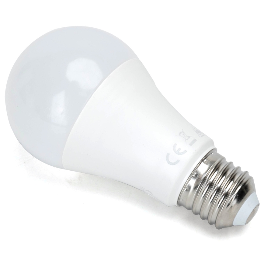 Ampoule LED A60 E27 15W 230V 3000K avec détecteur crépusculaire - Aigostar