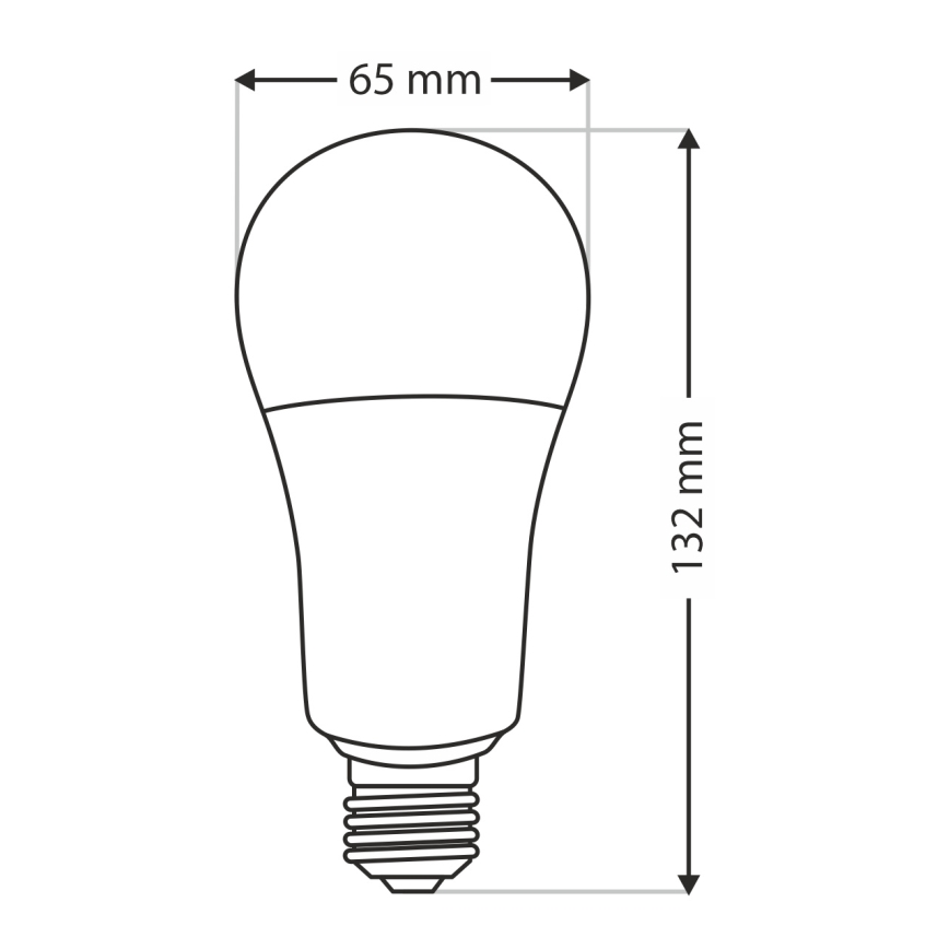 Ampoule LED A65 E27/18W/230V 4200K