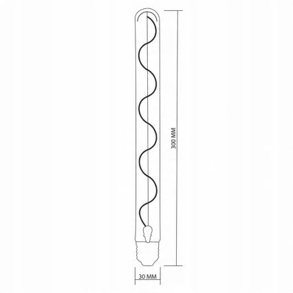 Ampoule LED DECO VINTAGE FILAMENT T30 E27/4,5W/230V 2200K