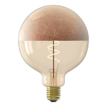 Ampoule LED dimmable à filament G125, culot E27 – 4W, 230V, 1800K, finition cuivrée, IRC 90