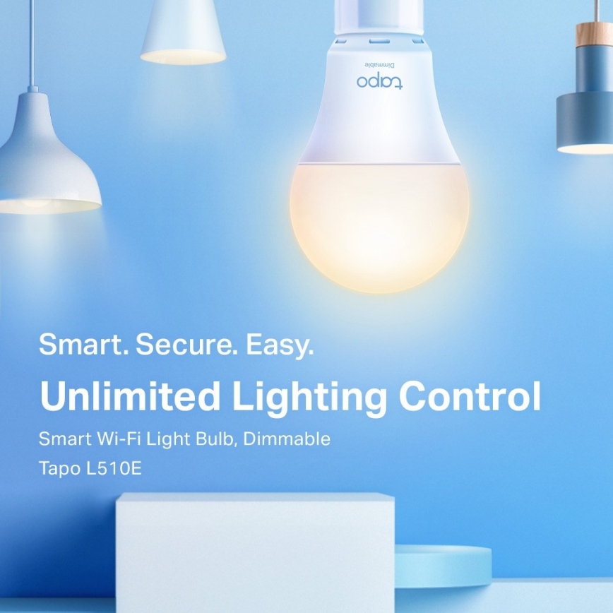 Ampoule LED dimmable A60 E27/8,7W/230V 2700K Wi-Fi - TP-Link