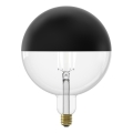 Ampoule LED dimmable avec coiffe FILAMENT G200 E27/6W/230V 1800K noir IRC 90
