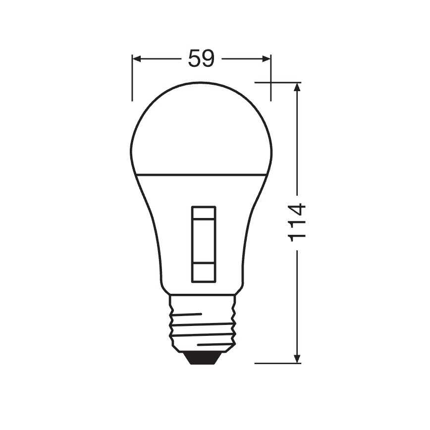 Ampoule LED dimmable CLASSIC A60 E27/8,8W/230V 2700/3000/4000/6500K - Osram
