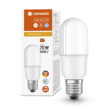 Ampoule LED dimmable E27/11W/230V 6500K IRC 90 - Osram