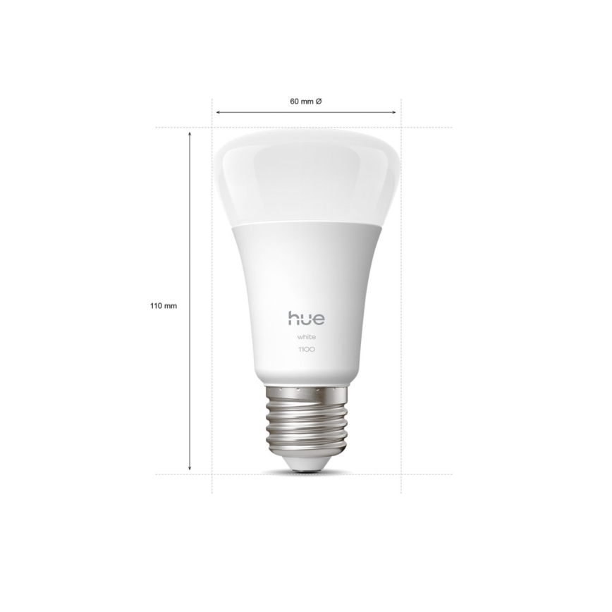 Ampoule LED dimmable Philips Hue WHITE E27/9,5W/230V 2700K