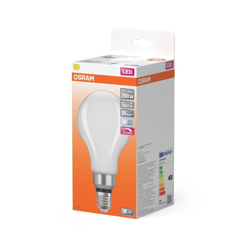 Ampoule LED dimmable STAR E27/24W/230V 4000K - Osram