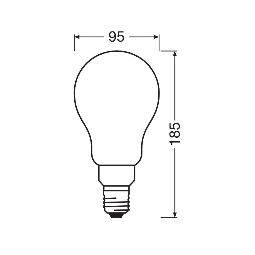 Ampoule LED dimmable STAR E27/24W/230V 4000K - Osram