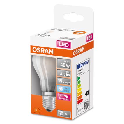 Ampoule LED dimmable SUPERSTAR CLASSIC A60 E27/4,8W/230V 4000K - Osram