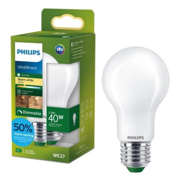 Ampoule LED dimmable ULTRAEFFICIENT Philips A60 E27/2,3W/230V 2700K