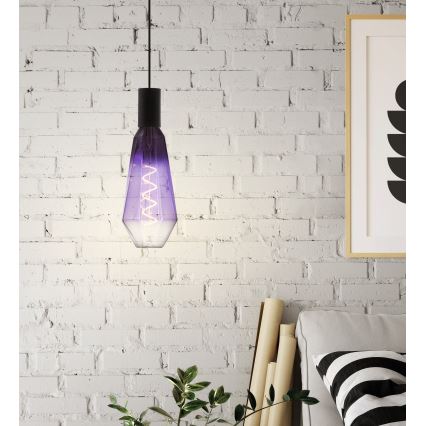 Ampoule LED dimmable VINTAGE E27/4W/230V 1800K violette - Eglo 110237
