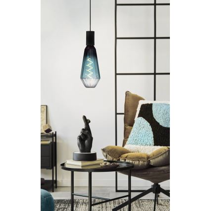 Ampoule LED dimmable VINTAGE E27/4W/230V 2000K bleue - Eglo 110235