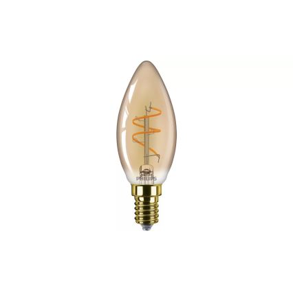 Ampoule LED dimmable VINTAGE Philips B35 E14/2,7W/230V 1800K IRC 90